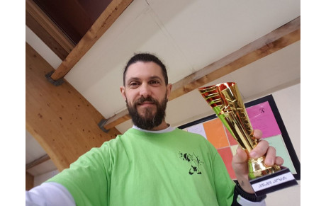 un mois de pratique et un  premier podium !